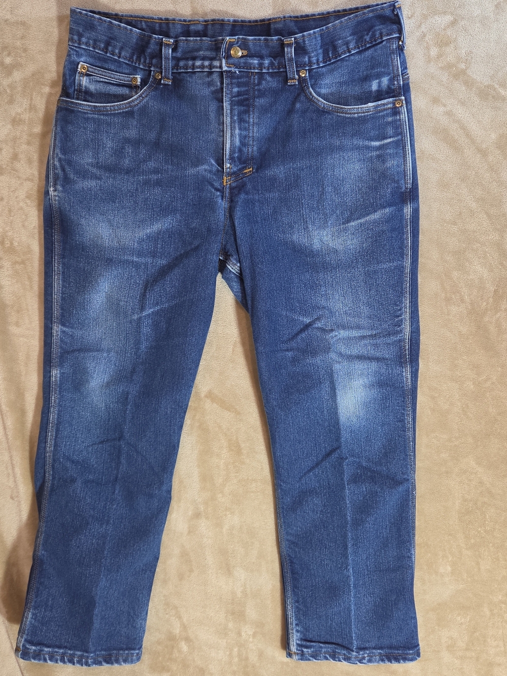 Origins Men's Dark Blue Straight Jeans Legit Denim USA made In MAINE